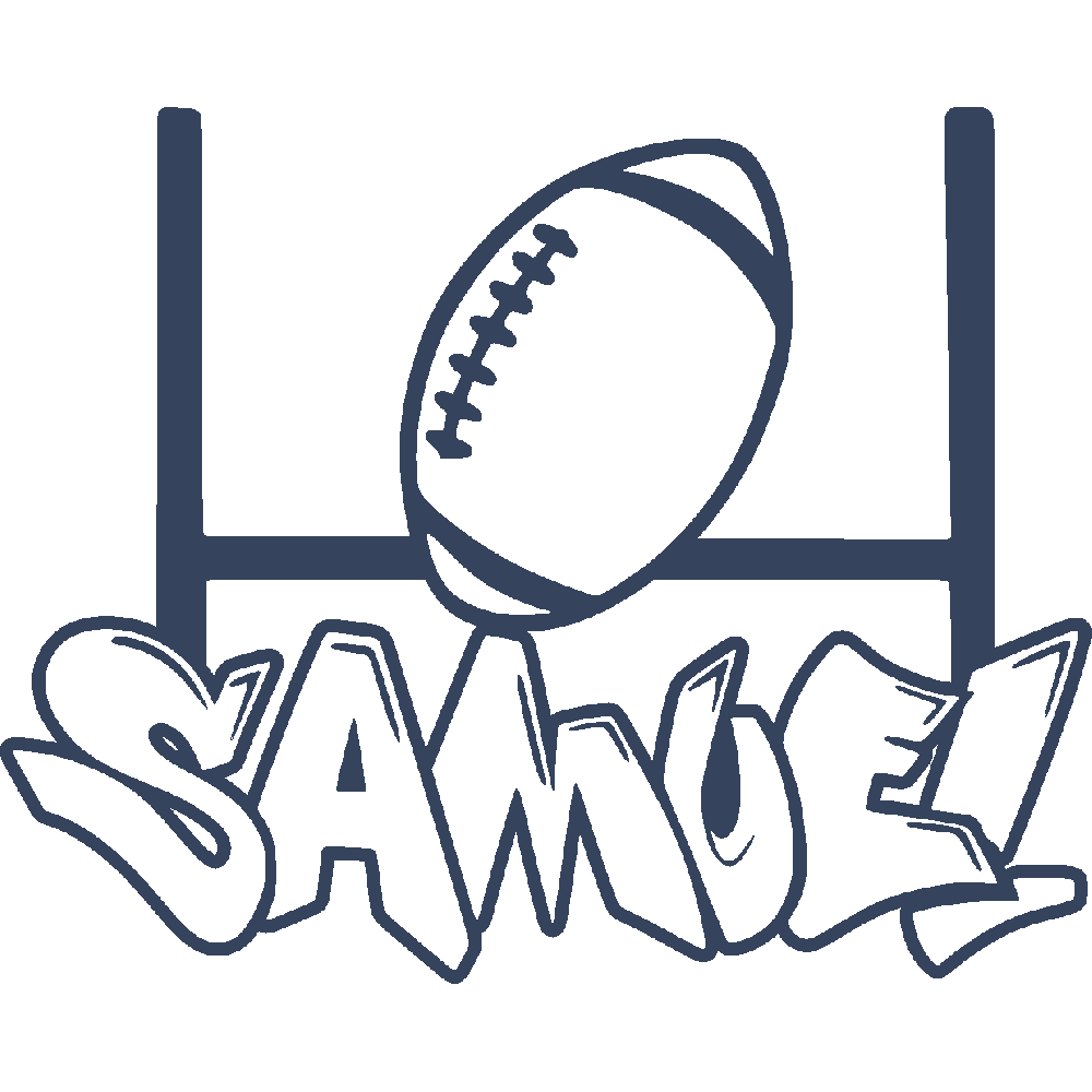 Customization of Samuel Graffiti Rugby