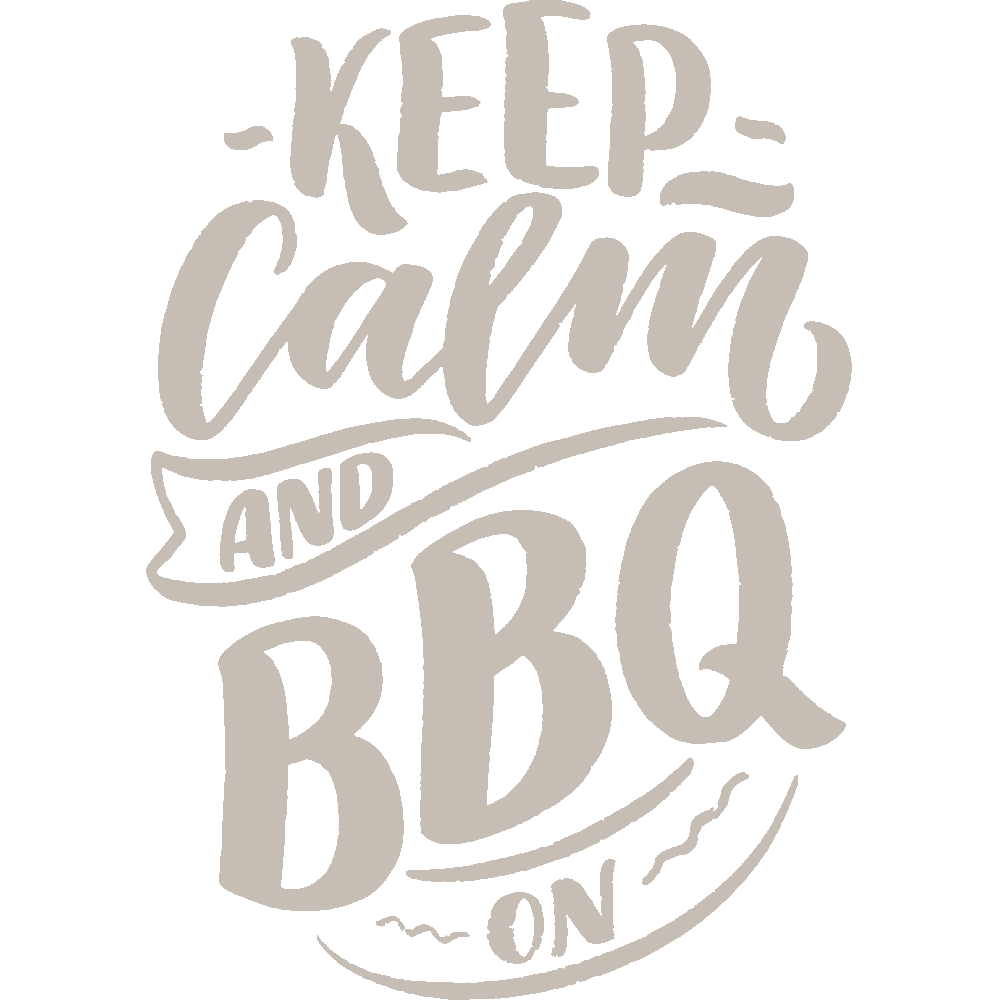 Personnalisation de Keep Calm BBQ On