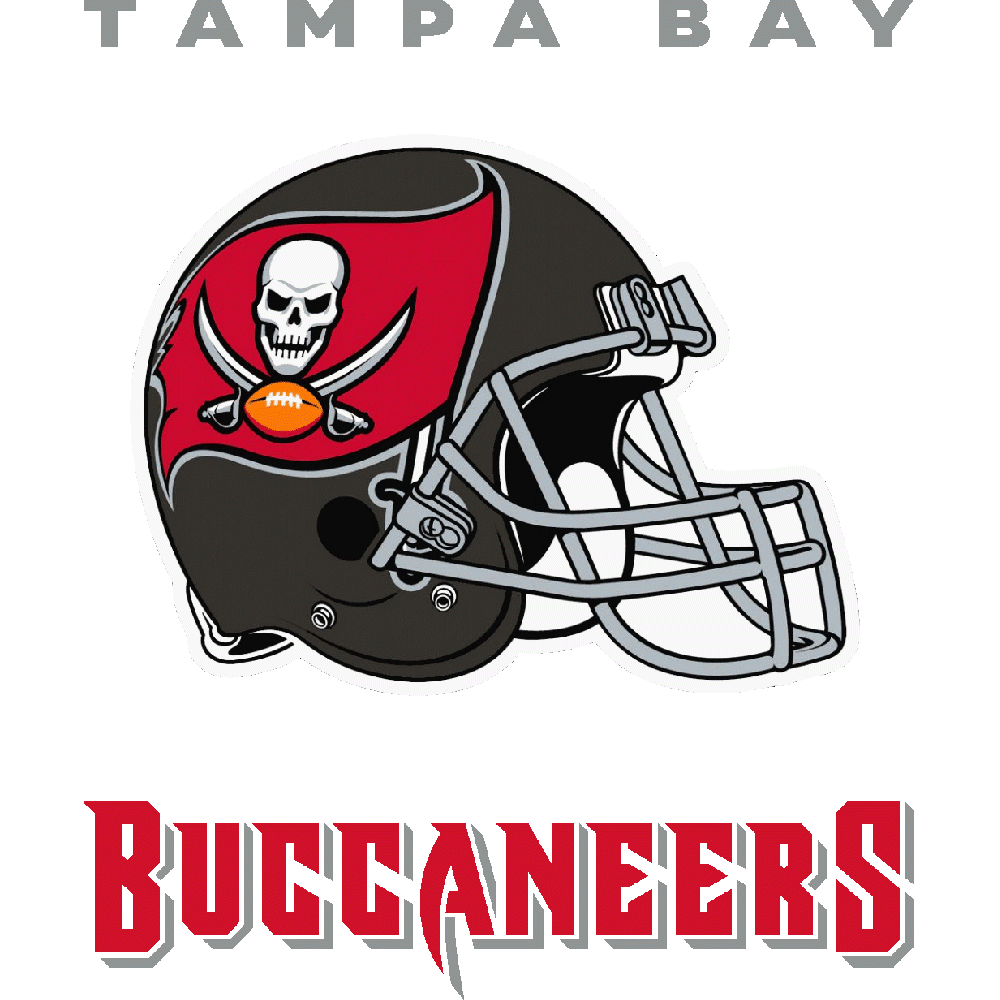 Muur sticker: aanpassing van Tampa Bay - Buccaneers 02 - Imprim