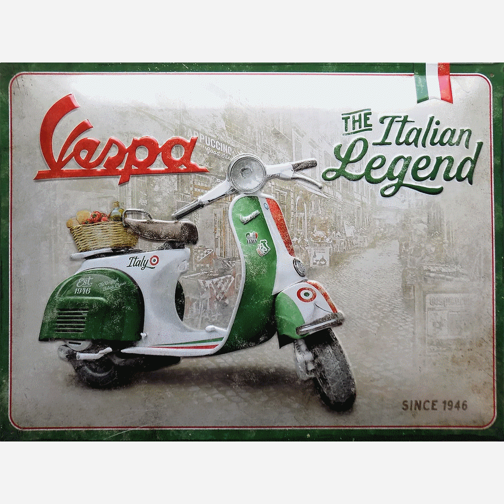 Aanpassing van Vespa Italian Legend - Imprim