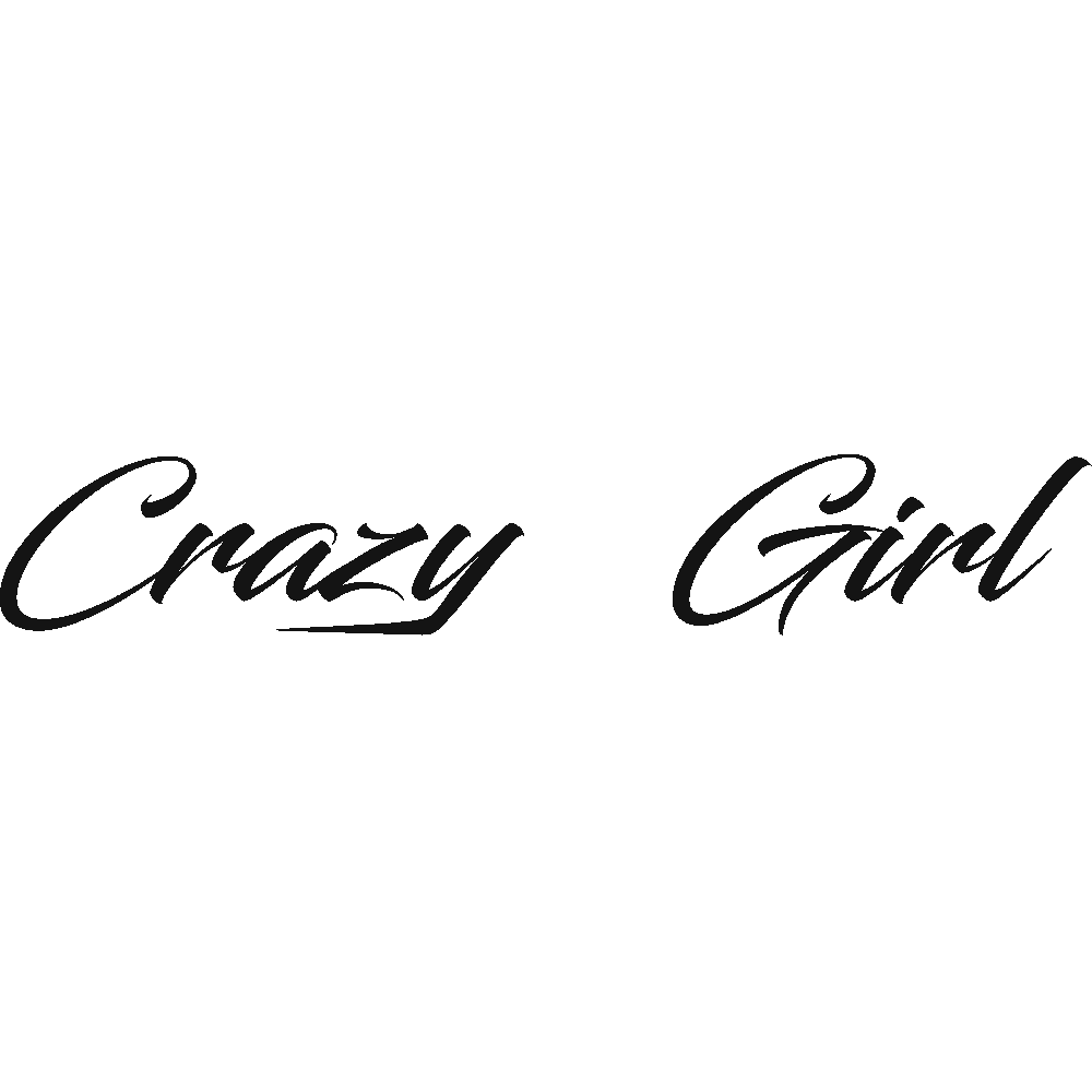 Aanpassing van Crazy Girl