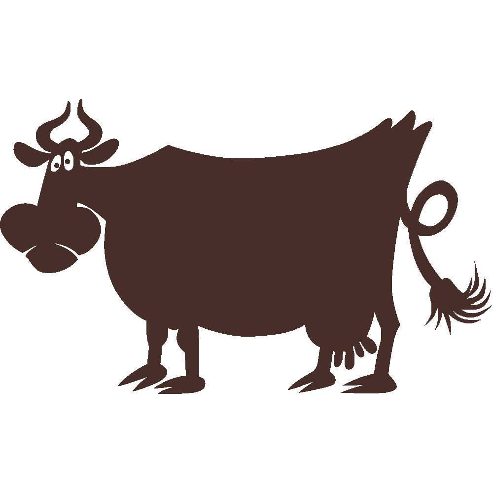 Muur sticker: aanpassing van Vache Rigolote