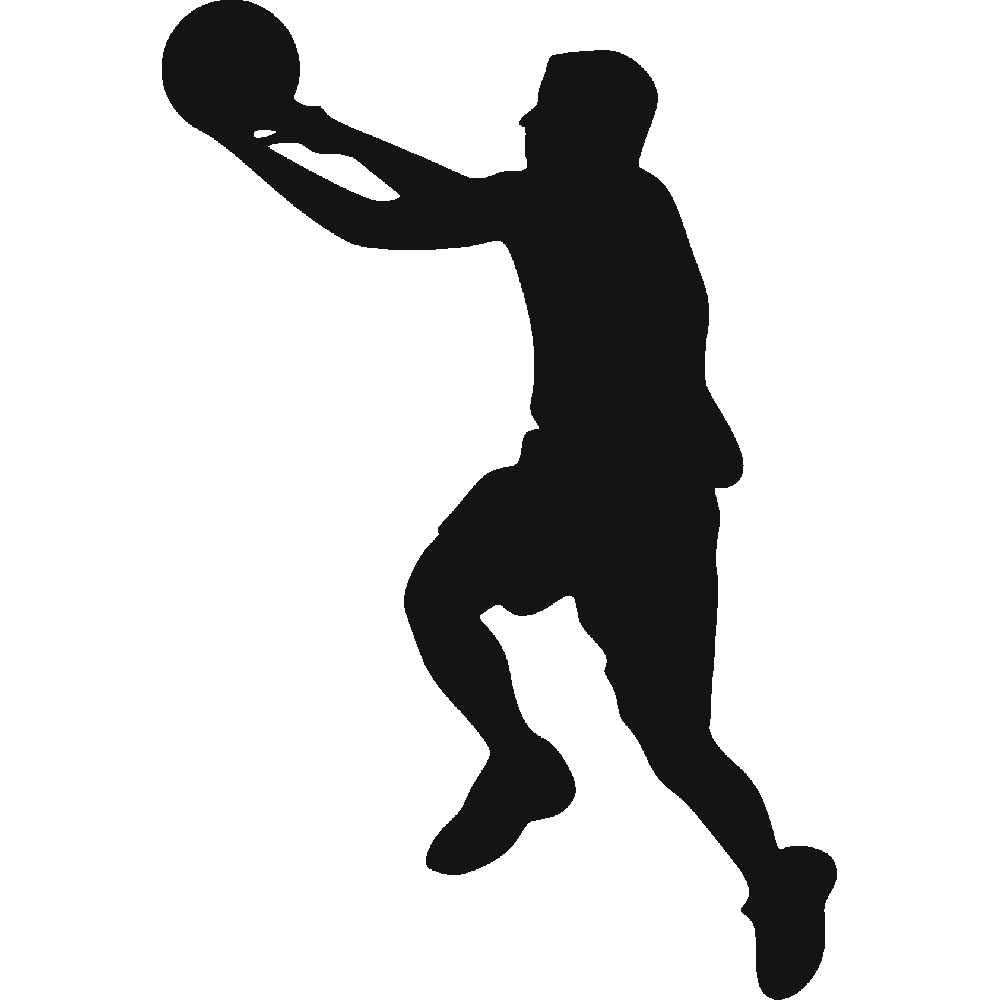 Muur sticker: aanpassing van Basket Lay-up