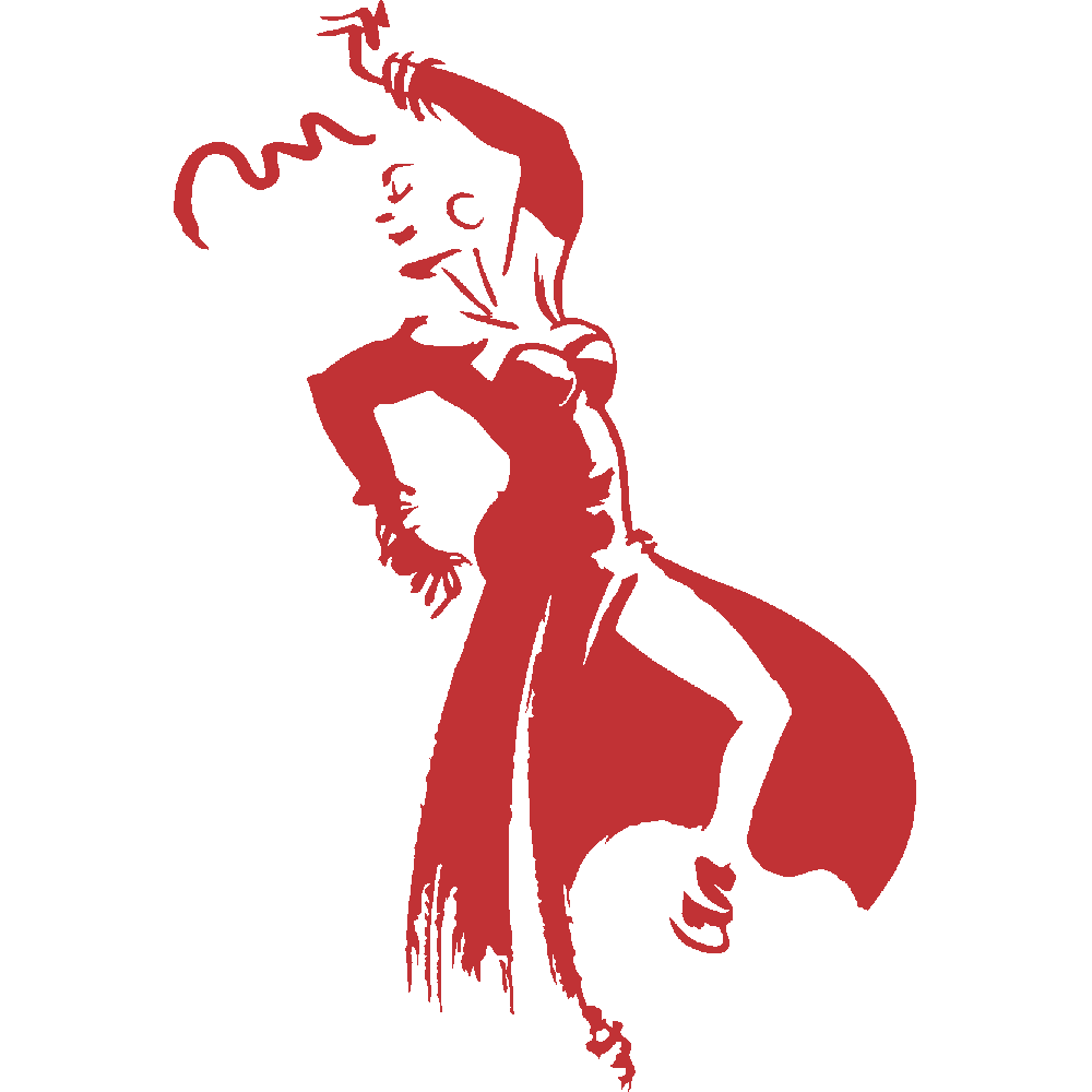 Muur sticker: aanpassing van Flamenco Stylis