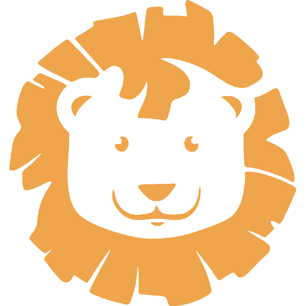 Muur sticker: aanpassing van Tte de Lion