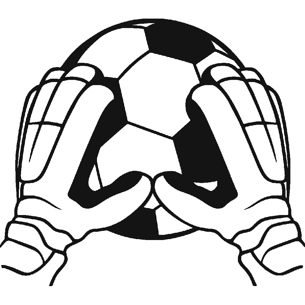 Muur sticker: aanpassing van Football - Arrt