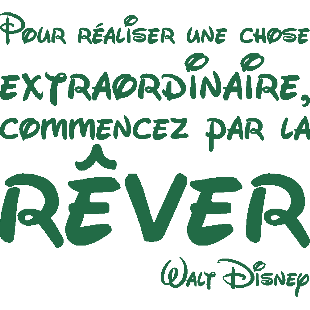 Sticker mural: personnalisation de Raliser - Walt Disney