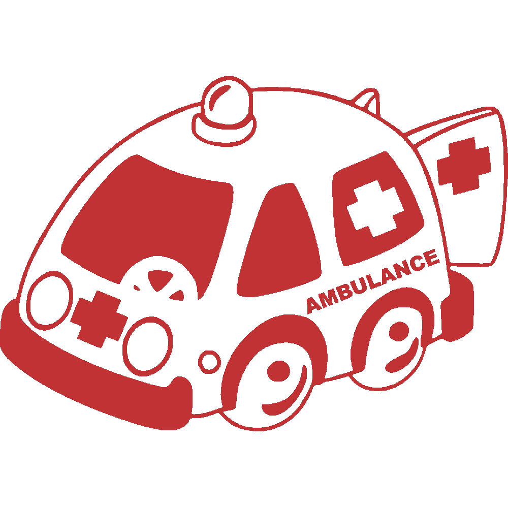 Sticker mural: personnalisation de Ambulance 2