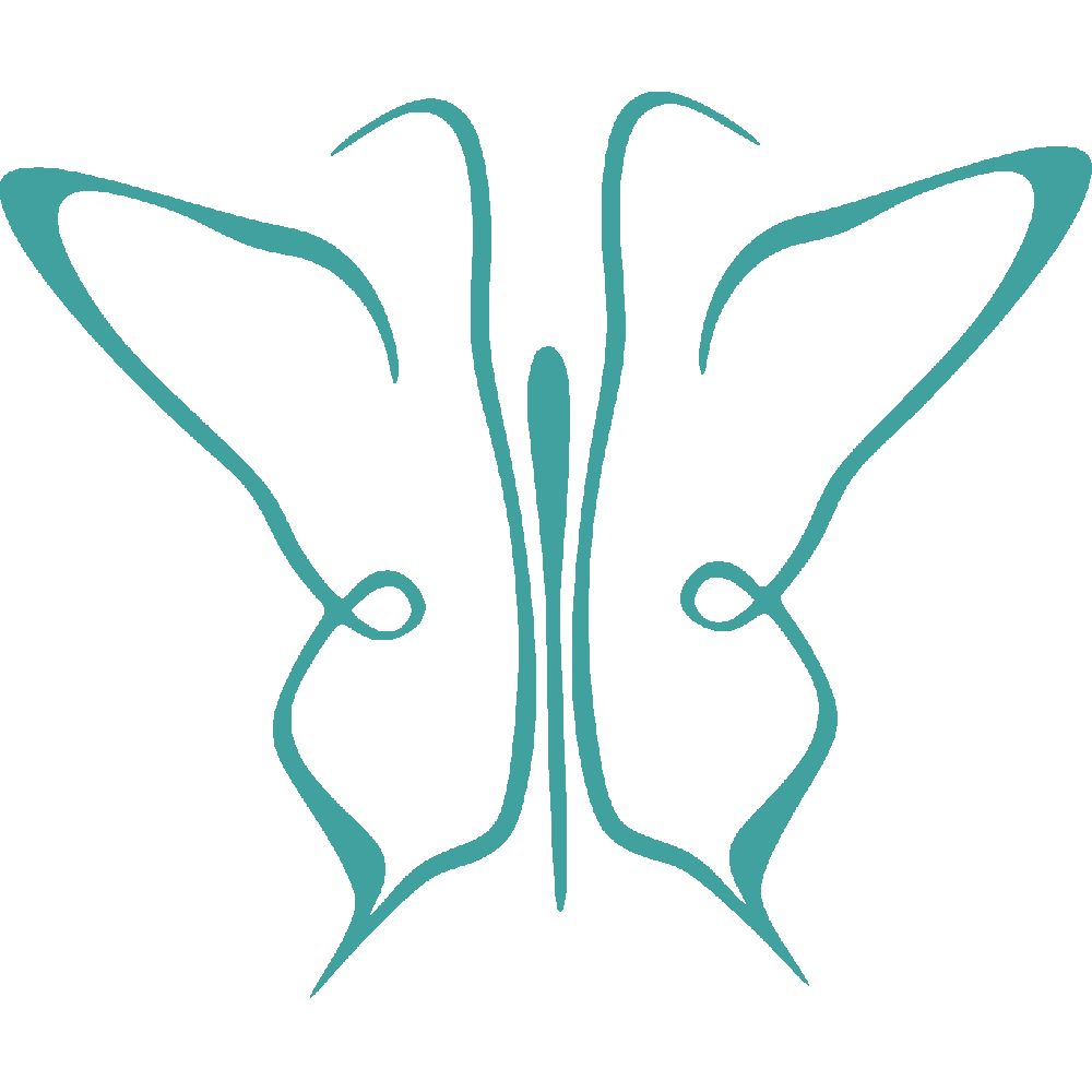 Muur sticker: aanpassing van Trait de Papillon