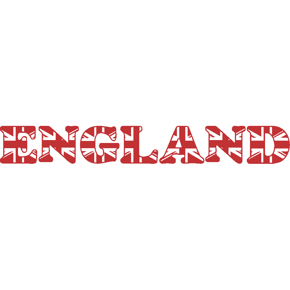 Wall sticker: customization of England