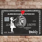 Dibond American Express Banksy 02 Puce