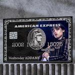 Dibond American Wednesday Addams