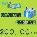 Chque cadeau 200,00