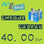 Chque cadeau 40,00 