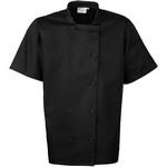 Veste de cuisine button Small Black ASPR656