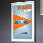 Affiche 24 Heures du Mans 1966