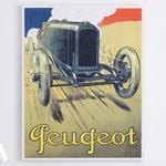 Affiche Peugeot Retro