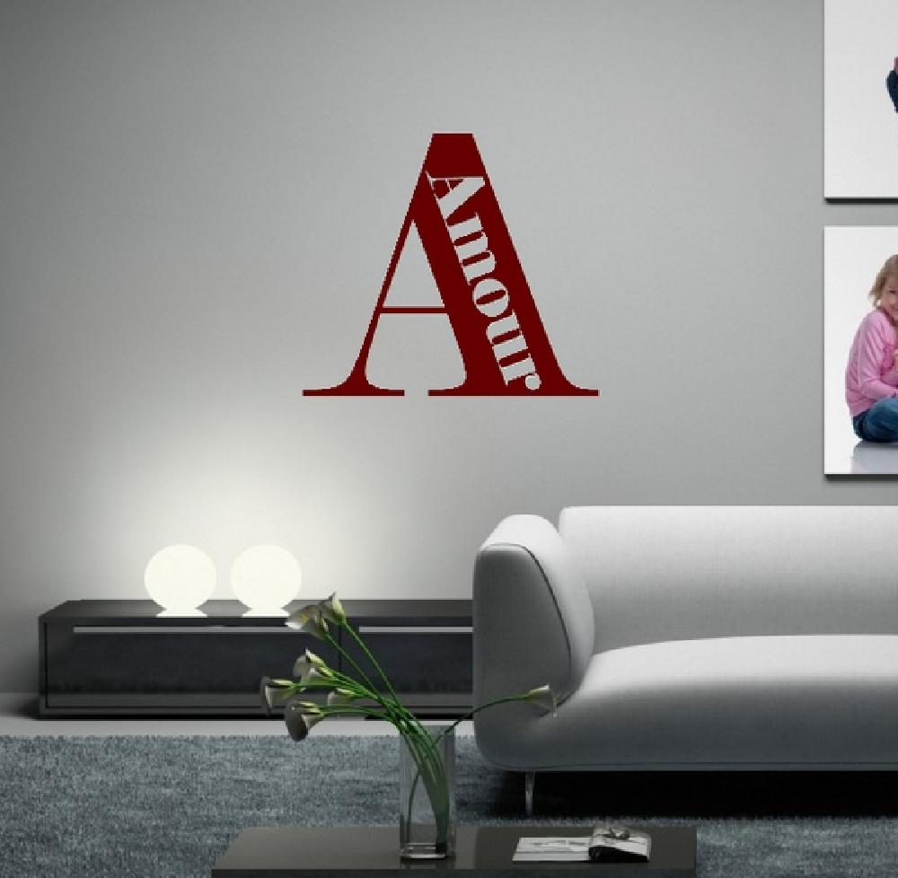 Exemple de stickers muraux: Amour