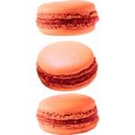 3 Macarons Saumons - Imprims