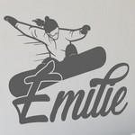 Emilie Snowboard Speed