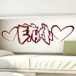 Ethan Graffiti Coeurs