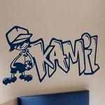 Kamil Graffiti Footballeur