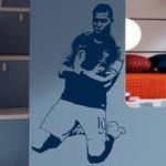 Muursticker football Mbappe - stickers muraux décoration chambre d'enfant  57X83CM