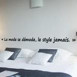 La mode se dmode...