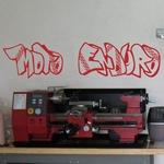 Moto Enduro Graffiti