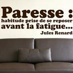 Paresse - Jules Renard