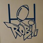 Robin Graffiti Rugby