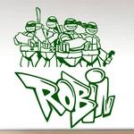 Robin Graffiti Tortues Ninja