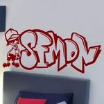 Simon Graffiti Footballeur