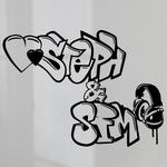 Steph et Sim Graffiti