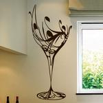Stylized Wine glass