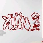 Ylln Graffiti Footballeur