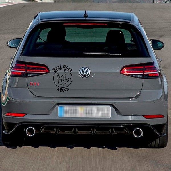 Stickers 2 Bebe Rock A Bord Art Stick