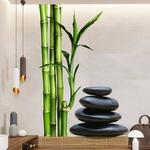 Bambou et galets géants - Imprimé