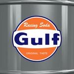 Gulf Racing Soda Logo Imprim