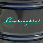 Lamborghini Texte Vert Chrome