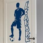 Leandre Graffiti Footballeur Vertical