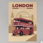 London England Retro - Imprimé