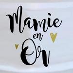 Mamie en or bicolor