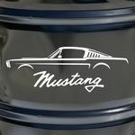 Mustang Car & Text