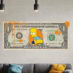 One Dollar Bart Simpson Imprimé