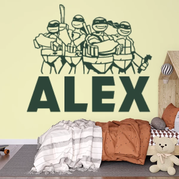 Sticker Alex Tortues Ninja