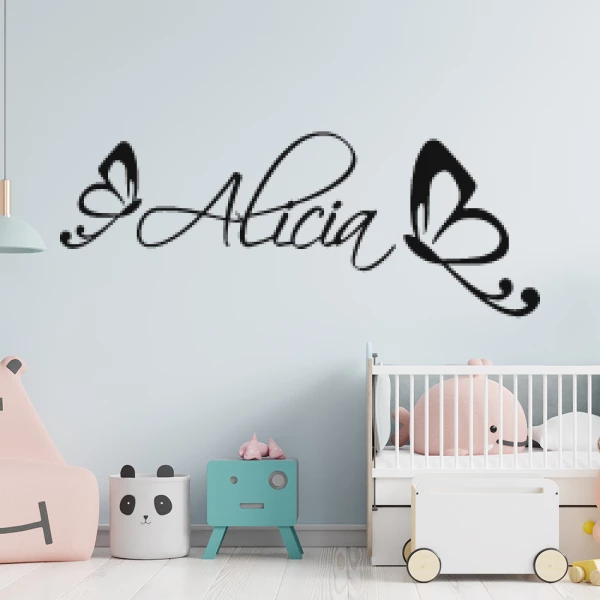 Sticker Alicia Papillons