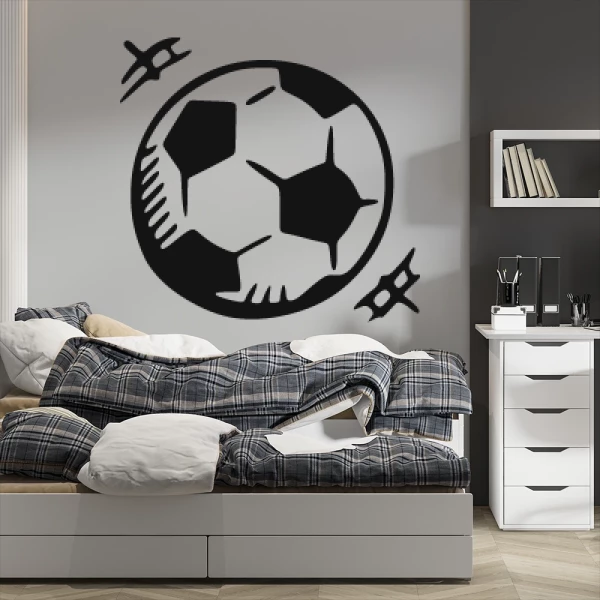 Sticker Ballon de foot Esquisse
