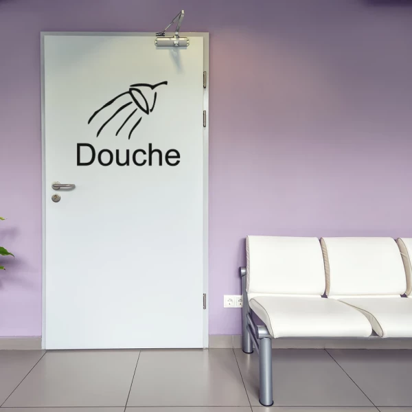 Sticker Douche Traits