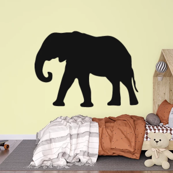 Sticker Eléphant Silhouette